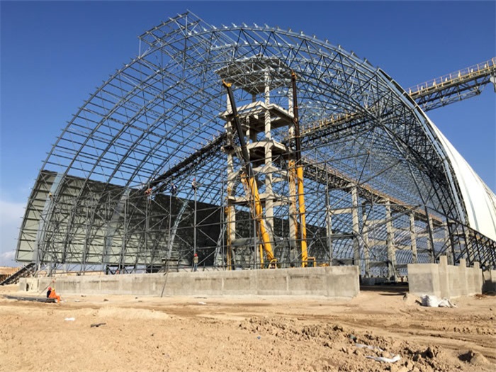 红桥煤机油桶翘工程网架